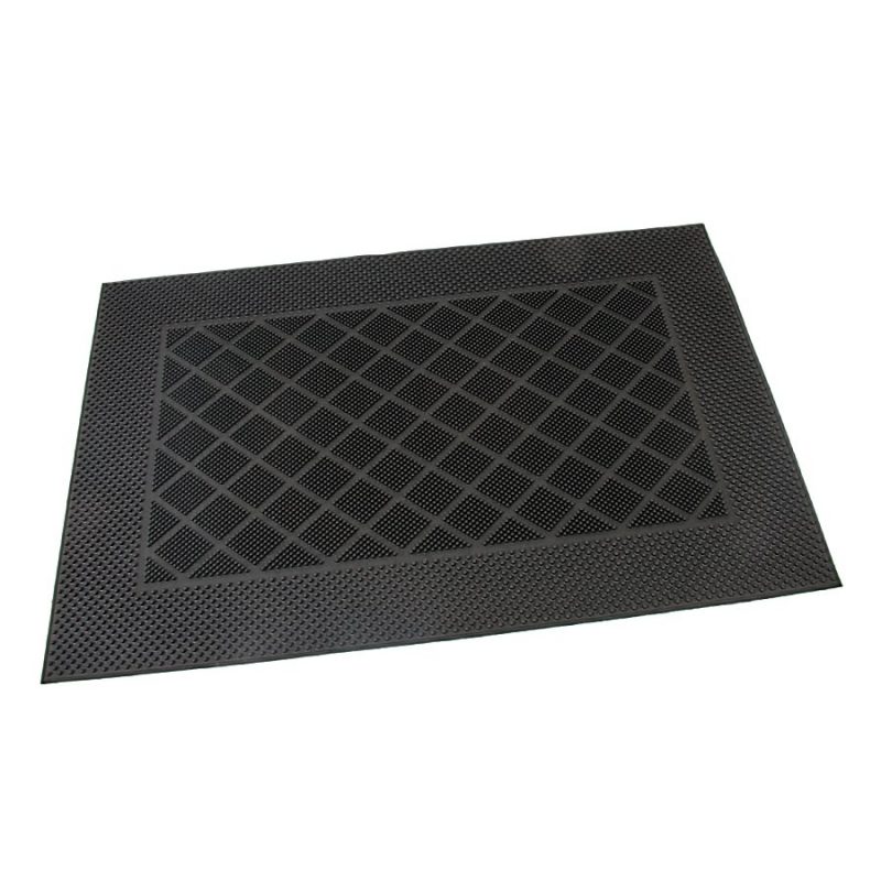 Gumová vstupní kartáčová rohož Squares - Rectangle - 60 x 40 x 0,7 cm (cena za 1 ks)