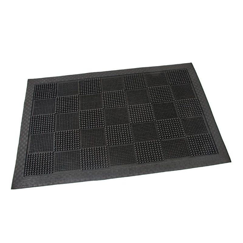 Gumová vstupní kartáčová rohož Pin Squares - 60 x 40 x 0,7 cm (cena za 1 ks)