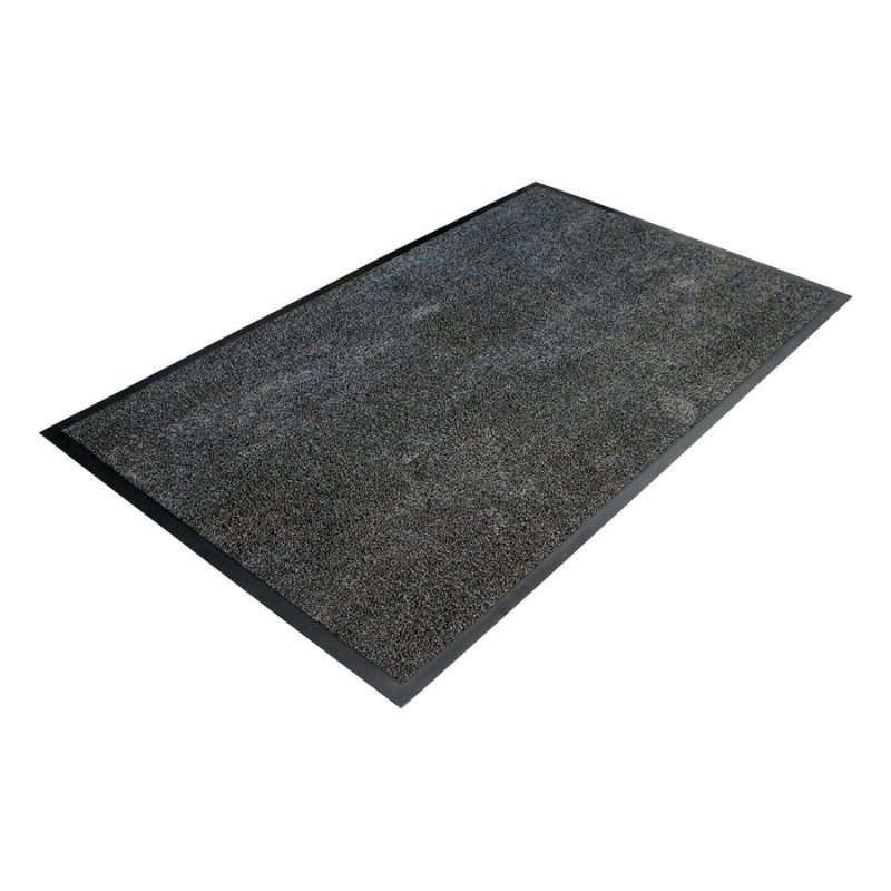 Černá textilní čistící vnitřní vstupní rohož - 90 x 60 x 0,8 cm (cena za 1 ks)