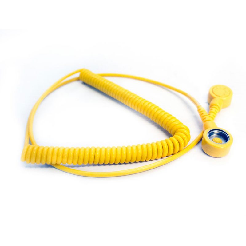 Uzemňovací natahovací kabel - 180 cm (cena za 1 ks)