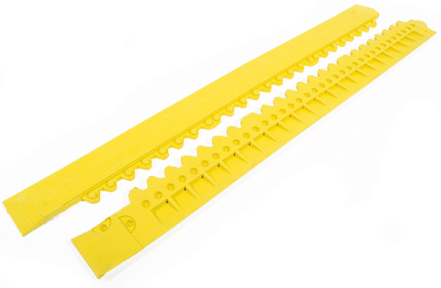 Žlutá gumová náběhová hrana samec pro rohože Fatigue - 100 x 7,5 cm""""""" (cena za 1 ks)