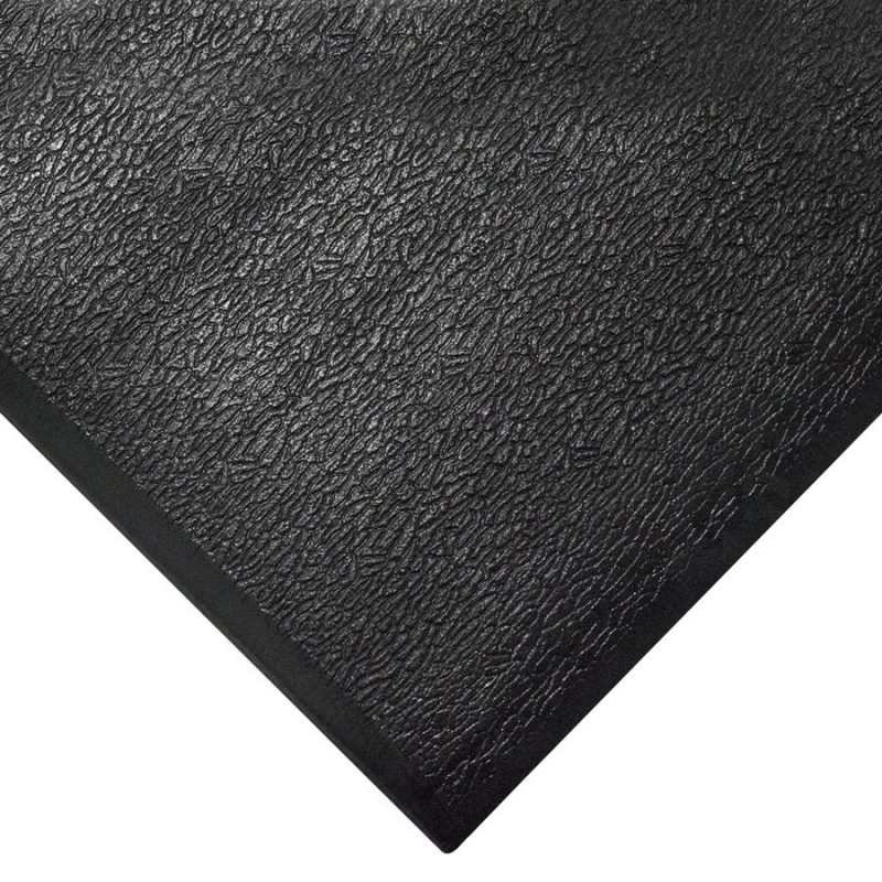 Černá gumová protiúnavová průmyslová rohož - 90 x 60 x 1,25 cm (cena za 1 ks)