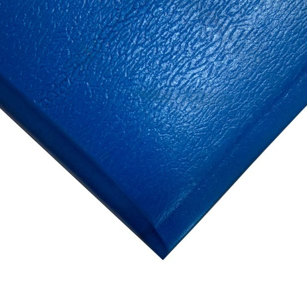 Modrá gumová protiúnavová průmyslová rohož - 18,3 m x 90 cm x 1,25 cm (cena za 1 ks)