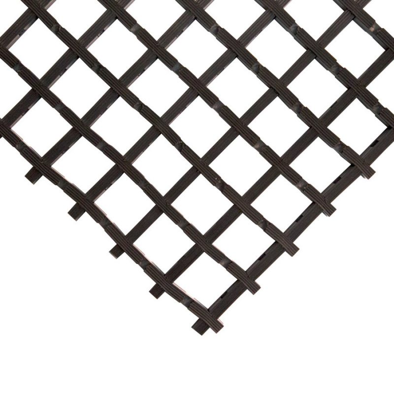 Černá olejivzdorná průmyslová univerzální rohož - 500 x 60 x 1,2 cm (cena za 1 ks)