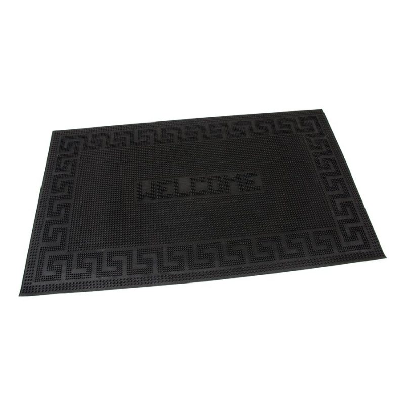 Gumová vstupní kartáčová rohož Welcome - Deco - 75 x 45 x 0,6 cm (cena za 1 ks)