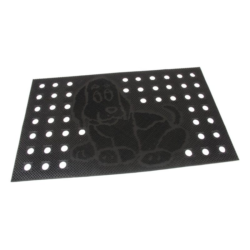 Gumová vstupní děrovaná kartáčová rohož Dog - 75 x 45 x 0,7 cm (cena za 1 ks)