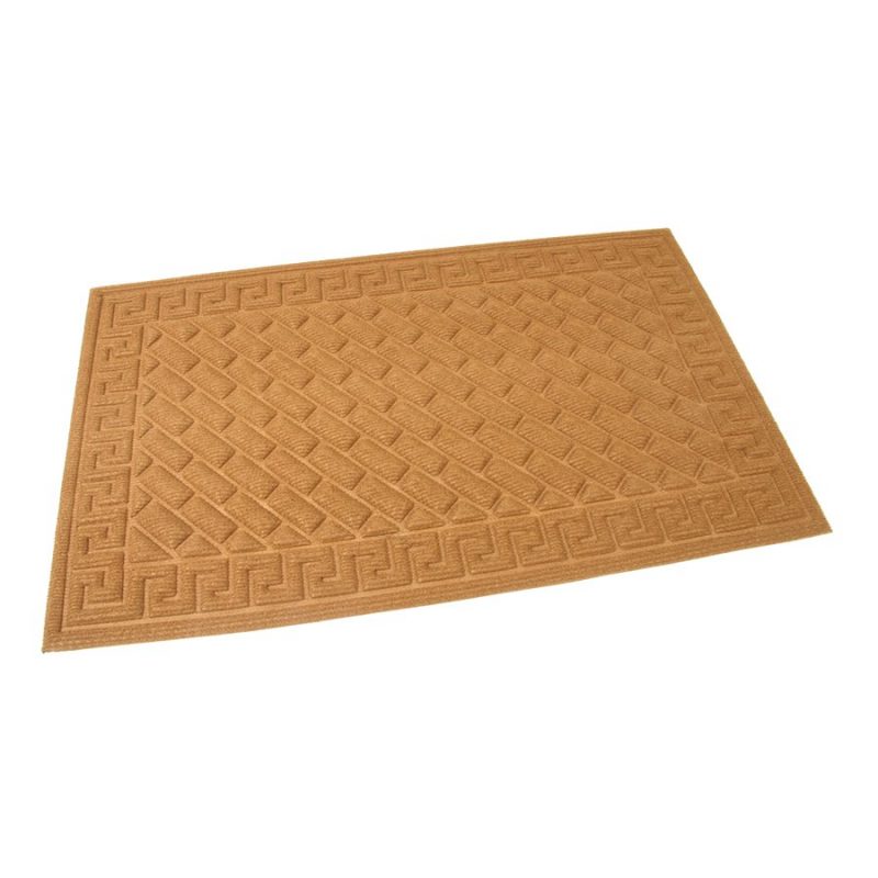 Hnědá textilní vstupní rohož Bricks - Deco - 75 x 45 x 1 cm (cena za 1 ks)