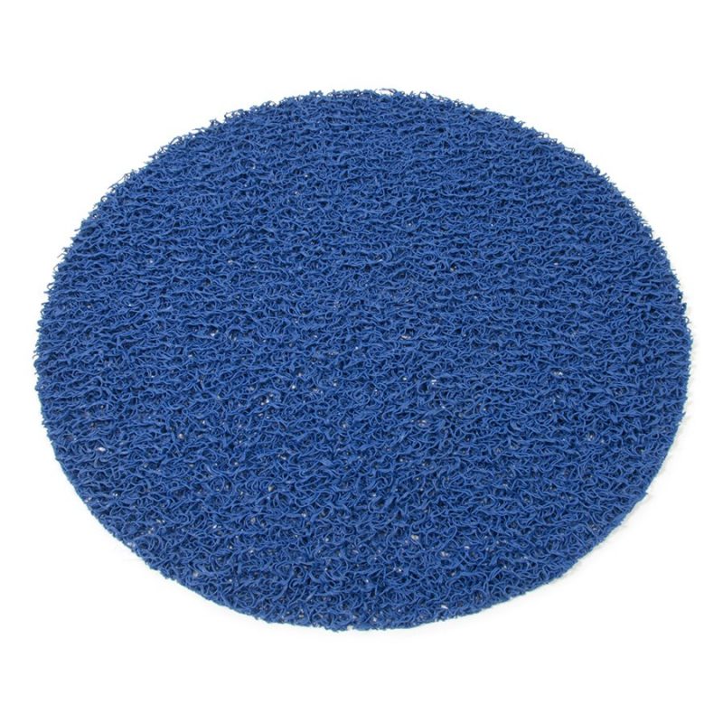 Modrá protiskluzová sprchová kulatá rohož Spaghetti - 54 x 1,2 cm (cena za 1 ks)