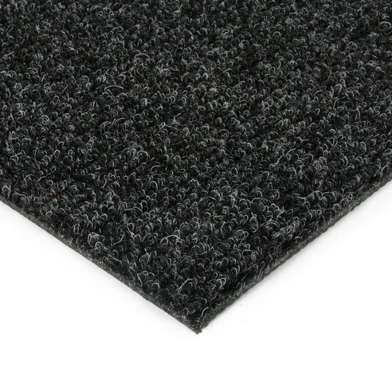 Černá kobercová vnitřní čistící zóna Catrine - 100 x 100 x 1,35 cm (cena za 1 ks)