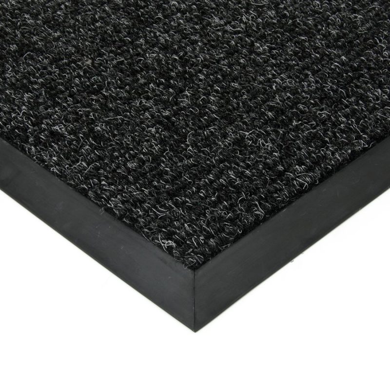Černá textilní zátěžová čistící rohož Catrine - 60 x 80 x 1,35 cm (cena za 1 ks)