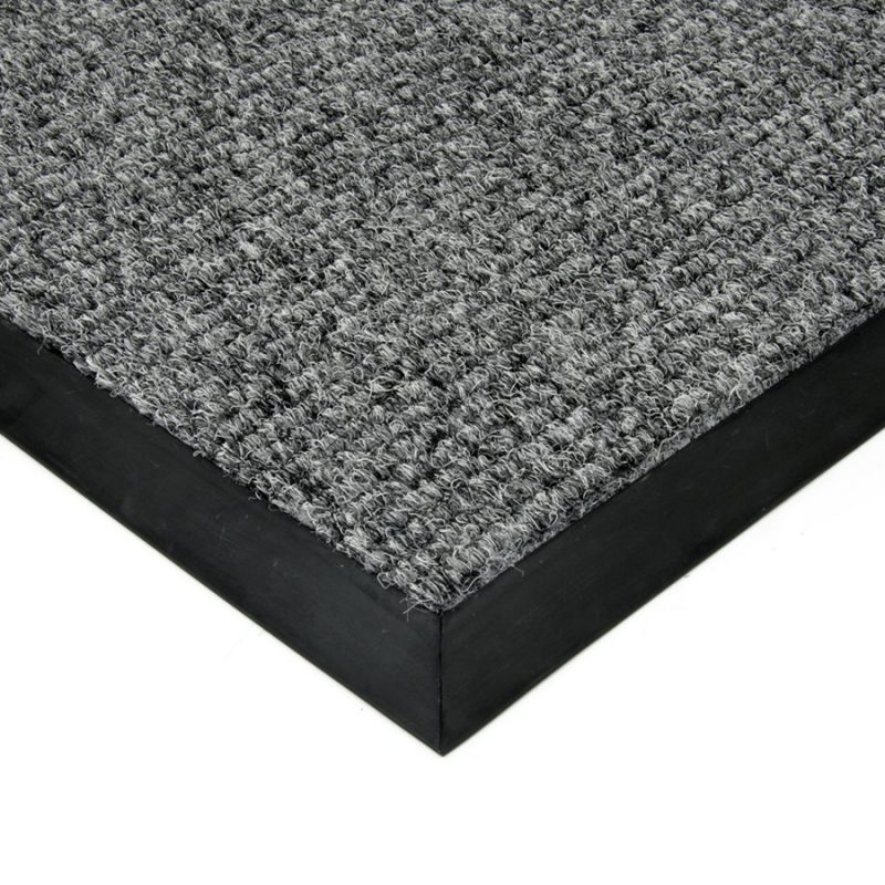 Šedá textilní zátěžová čistící rohož Catrine - 100 x 100 x 1,35 cm (cena za 1 ks)