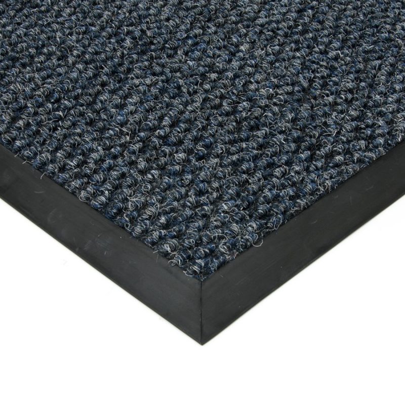 Modrá textilní zátěžová vstupní čistící rohož Fiona - 50 x 80 x 1,1 cm (cena za 1 ks)