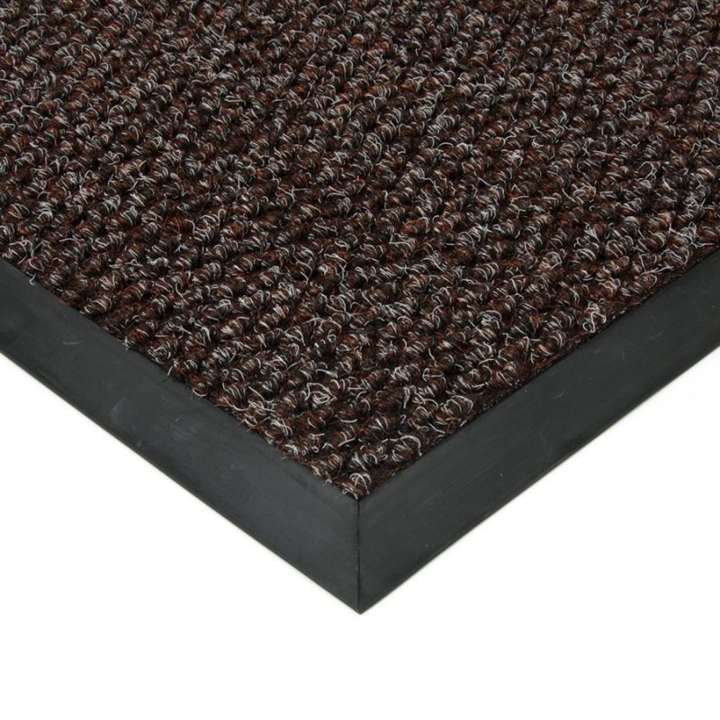 Hnědá textilní zátěžová vstupní čistící rohož Fiona - 60 x 80 x 1,1 cm (cena za 1 ks)