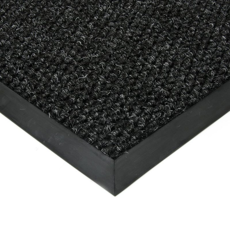 Černá textilní zátěžová vstupní čistící rohož Fiona - 50 x 80 x 1,1 cm (cena za 1 ks)