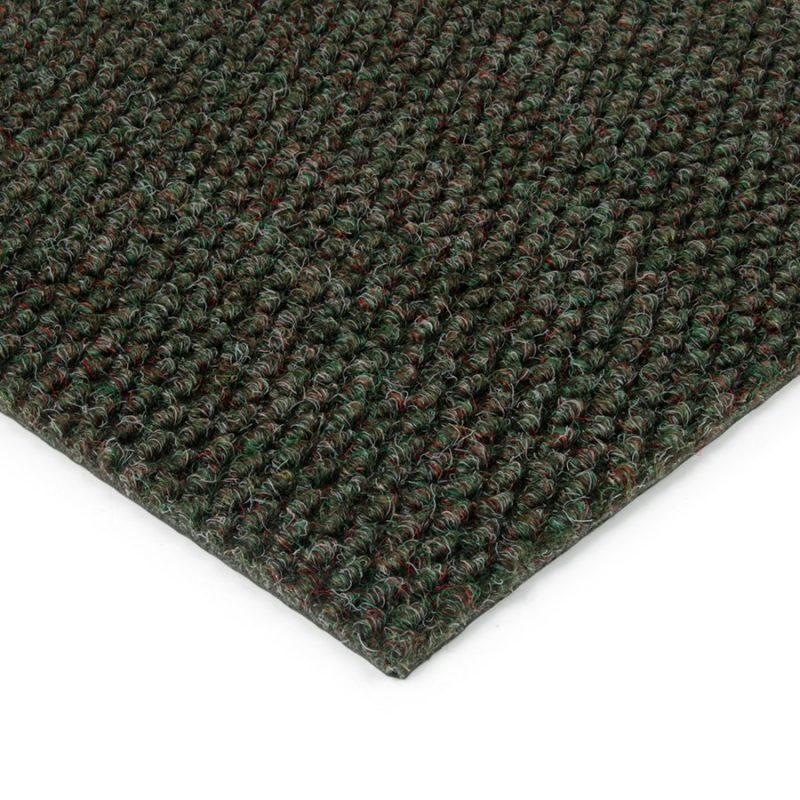 Zelená kobercová zátěžová vnitřní čistící zóna Fiona - 200 x 200 x 1,1 cm (cena za 1 ks)