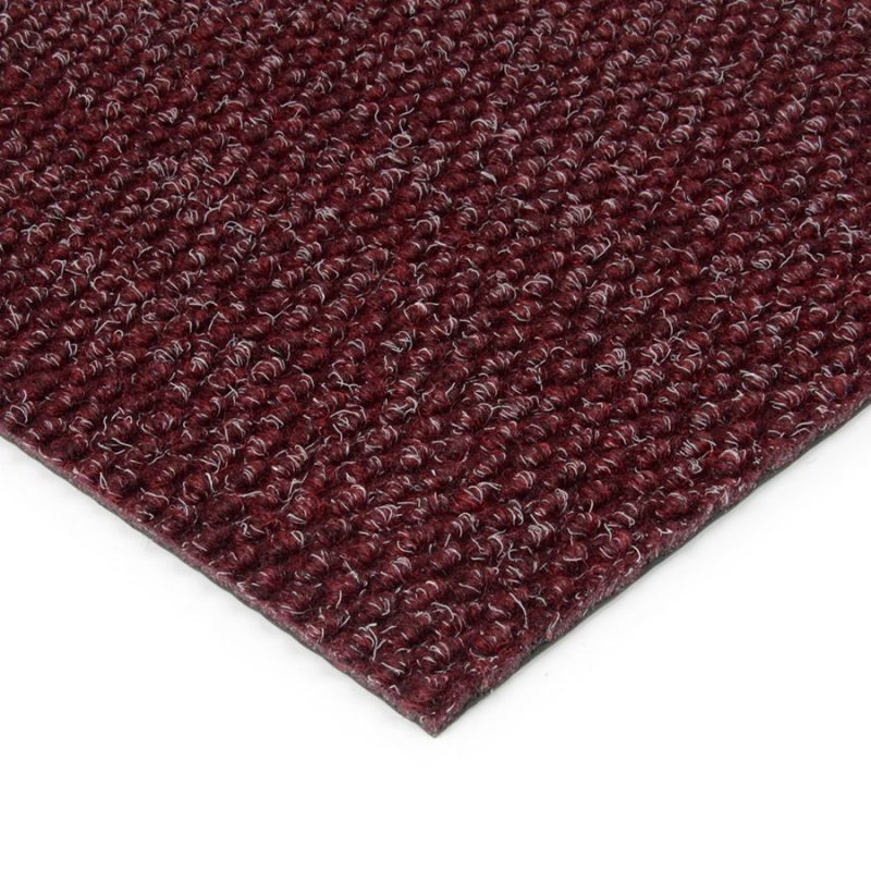 Červená kobercová zátěžová vnitřní čistící zóna Fiona - 200 x 200 x 1,1 cm (cena za 1 ks)