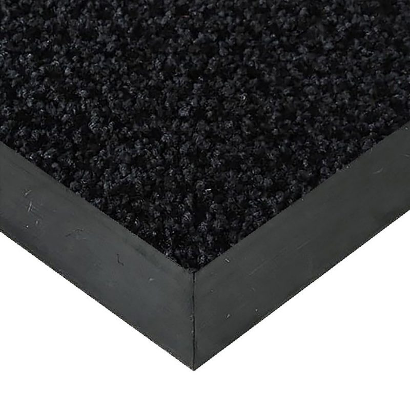 Černá textilní vstupní vnitřní čistící rohož Alanis - 50 x 80 x 0,75 cm (cena za 1 ks)
