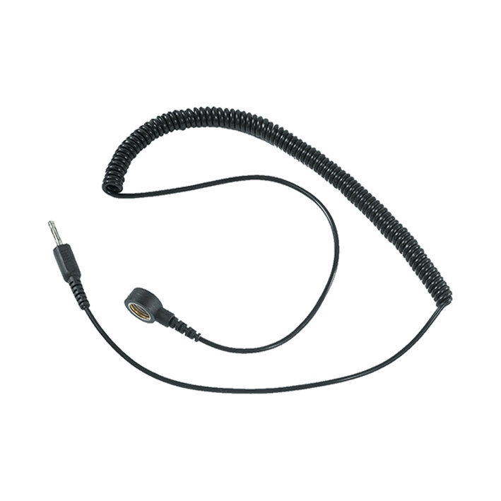 Uzemňovací kabel pro ESD rohože - délka 1,8 m (cena za 1 ks)