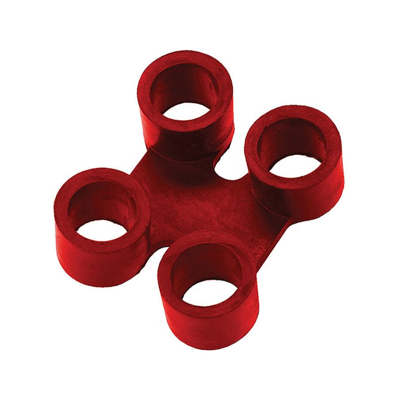 Červená gumová spojka pro rohože Sanitop Deluxe (cena za 1 ks)