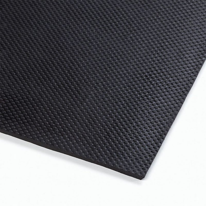 Černá gumová extra odolná průmyslová rohož Slabmat - 182 x 122 x 1,27 cm (cena za 1 ks)