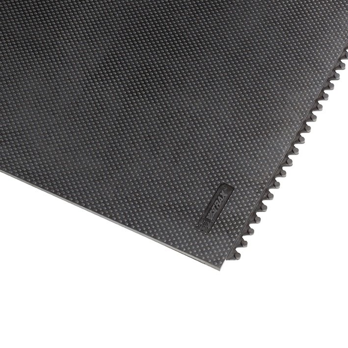 Černá gumová extra odolná modulární rohož Slabmat Carré - 91 x 91 x1,3 cm (cena za 1 ks)