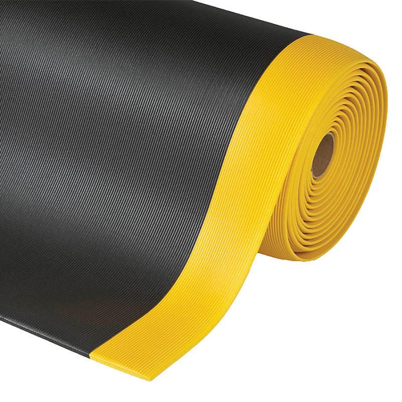 Černo-žlutá protiúnavová průmyslová rohož Gripper, Sof-Tred - 91 x 60 x 1,27 cm (cena za 1 ks)