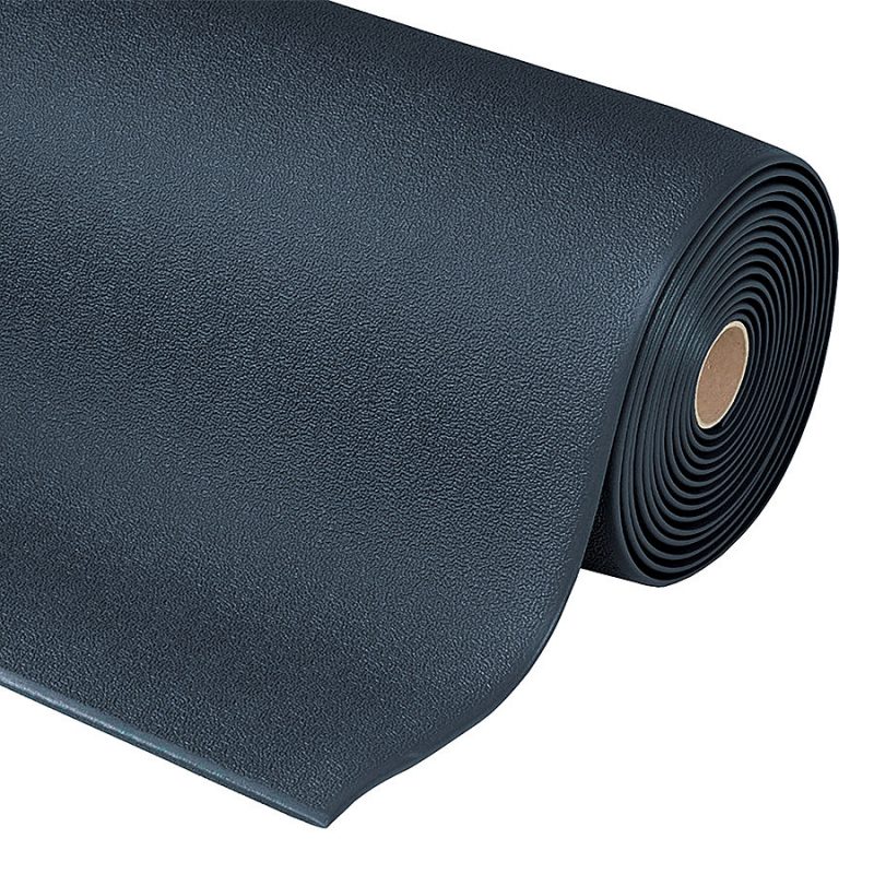 Černá protiúnavová průmyslová rohož Sof-Tred - 91 x 60 x 0,94 cm (cena za 1 ks)