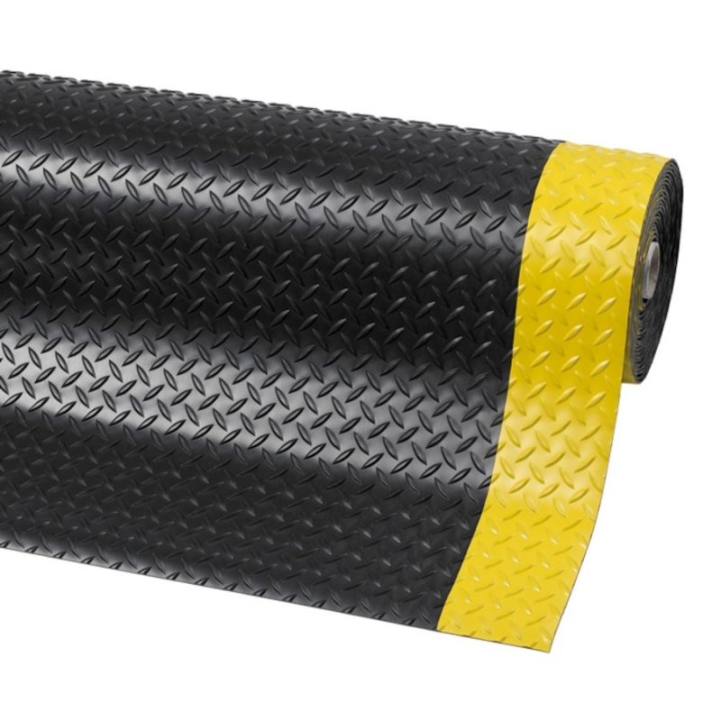 Černo-žlutá protiskluzová rohož Diamond Plate Runner - 2280 x 91 x 0,47 cm (cena za 1 ks)