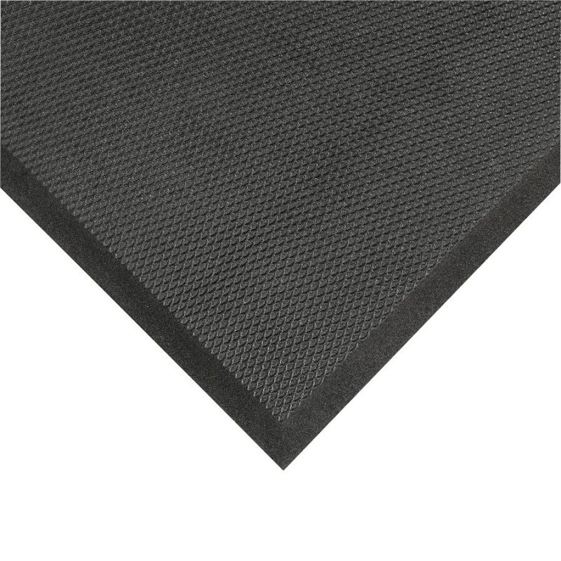 Černá protiúnavová olejivzdorná rohož Posture Mat - 60 x 51 x 1,9 cm (cena za 1 ks)