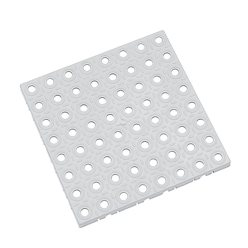 Šedá plastová modulární dlaždice AT-STD, AvaTile - 25 x 25 x 1,6 cm (cena za 1 ks)
