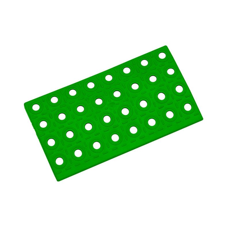 Zelený plastový nájezd AT-STD, AvaTile - 25 x 13,7 x 1,6 cm (cena za 1 ks)