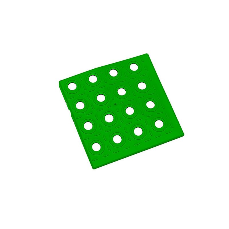 Zelený plastový roh AT-STD, AvaTile - 13,7 x 13,7 x 1,6 cm (cena za 1 ks)