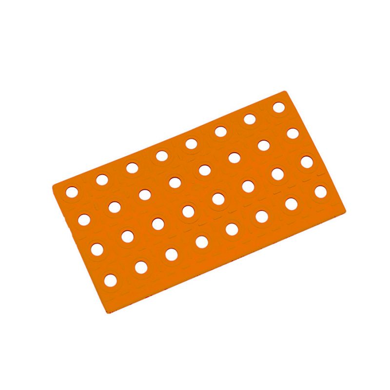 Oranžový plastový nájezd AT-STD, AvaTile - 25 x 13,7 x 1,6 cm (cena za 1 ks)