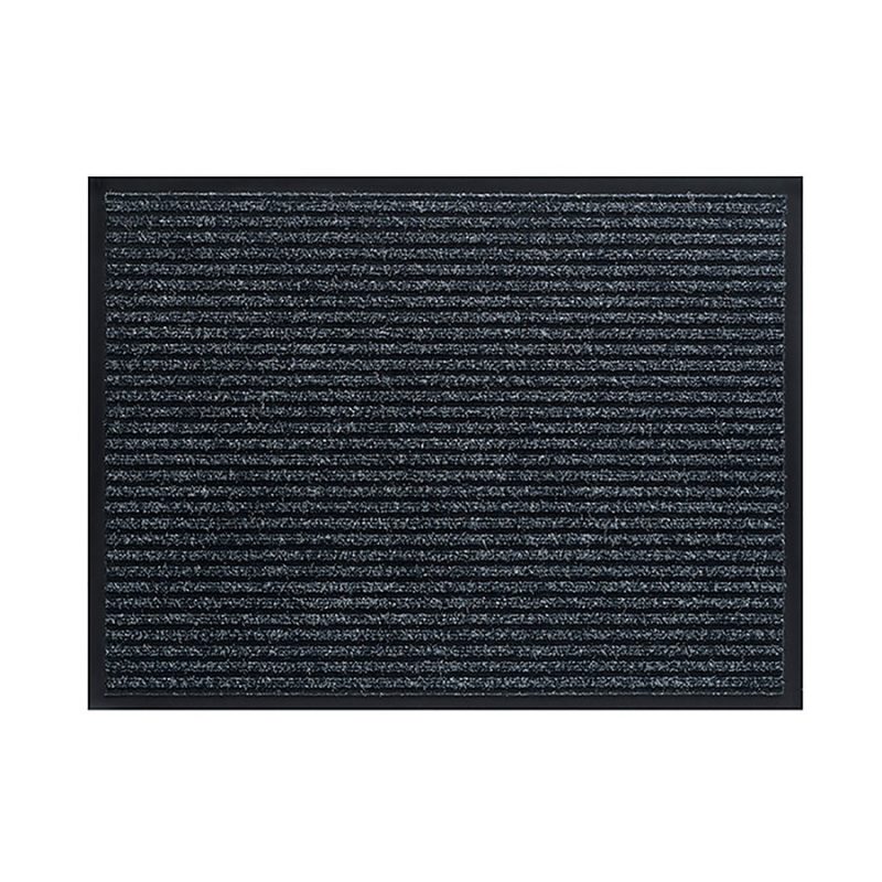 Antracitová vnitřní vstupní čistící rohož Everton - délka 40 cm, šířka 60 cm a výška 0,8 cm (cena za 1 ks)