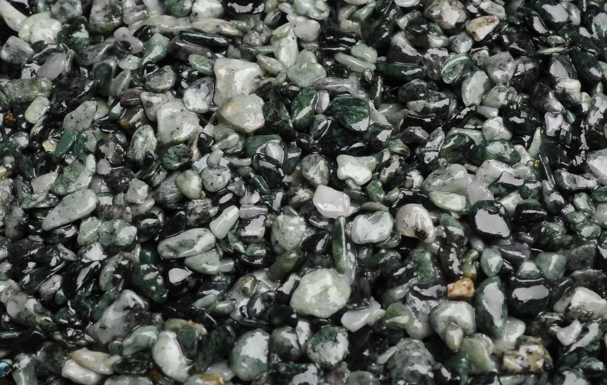 BÁČA Kamenný koberec Marmostone - Verde alpi - 0,7-1,8 mm (cena za 1 bal)