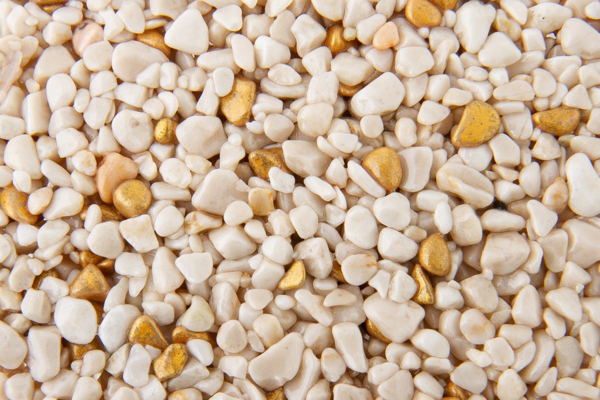 BÁČA Kamenný koberec Marmostone - Gold Day - 1-4 mm (cena za 1 bal)