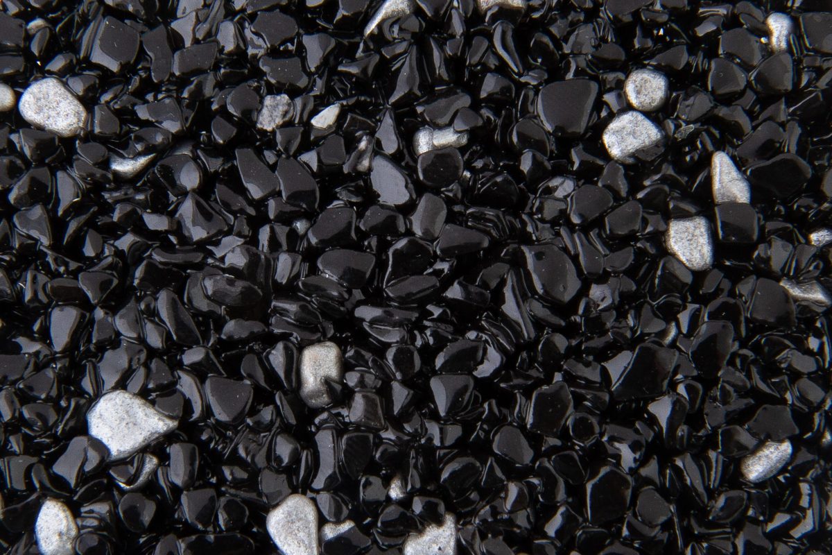 BÁČA Kamenný koberec Marmostone - Silver Night - 1-4 mm (cena za 1 bal)