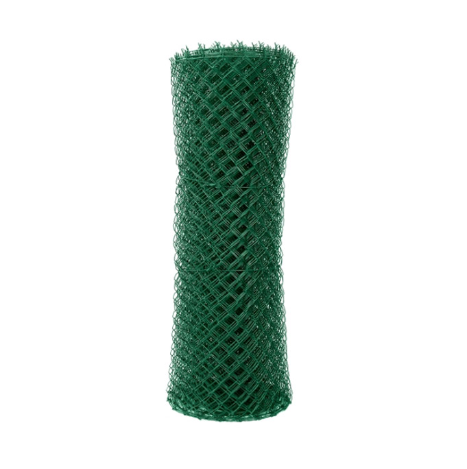 Čtyřhranné pletivo IDEAL PVC ZAPLETENÉ 125/55x55/15m -1,65/2,5mm, zelené (cena za 1 m)