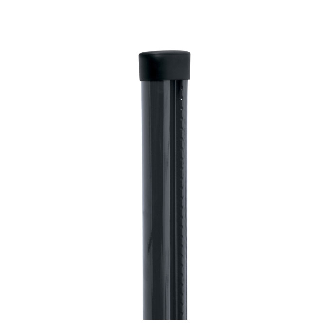 Sloupek kulatý PILCLIP Zn + PVC s montážní lištou 2000/48/1,5mm, RAL 7016 (cena za 1 ks)
