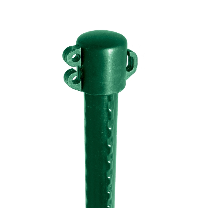 Sloupek k dekoračním pletivům Fe + PVC 700x16mm, zelený (cena za 1 ks)