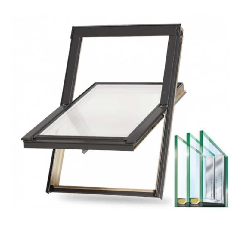 Střešní okno RoofLITE+ TRIO PINE - 78x140 (cena za 1 ks)