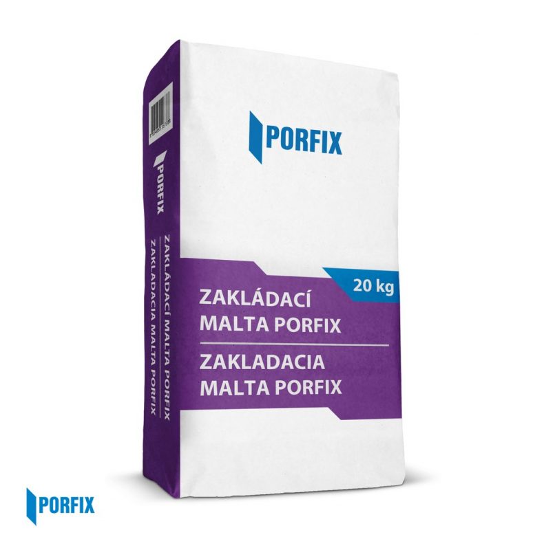 Zakládací malta PORFIX 20 kg (cena za 1 ks)
