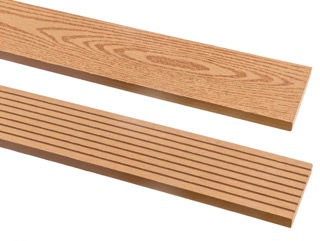 WPC plotovka Guttafence drážkovaná Rozměr: 80 x 12 x 1000 mm, Varianta: Guttafence WPC plotovka rovná, Barva: Original Wood (cena za 1 ks)