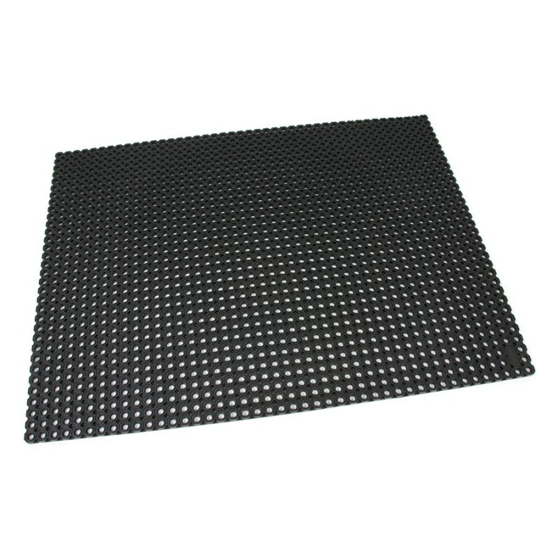 Černá gumová venkovní vstupní rohož Octomat Mini - 75 x 100 x 1,2 cm (cena za 1 ks)