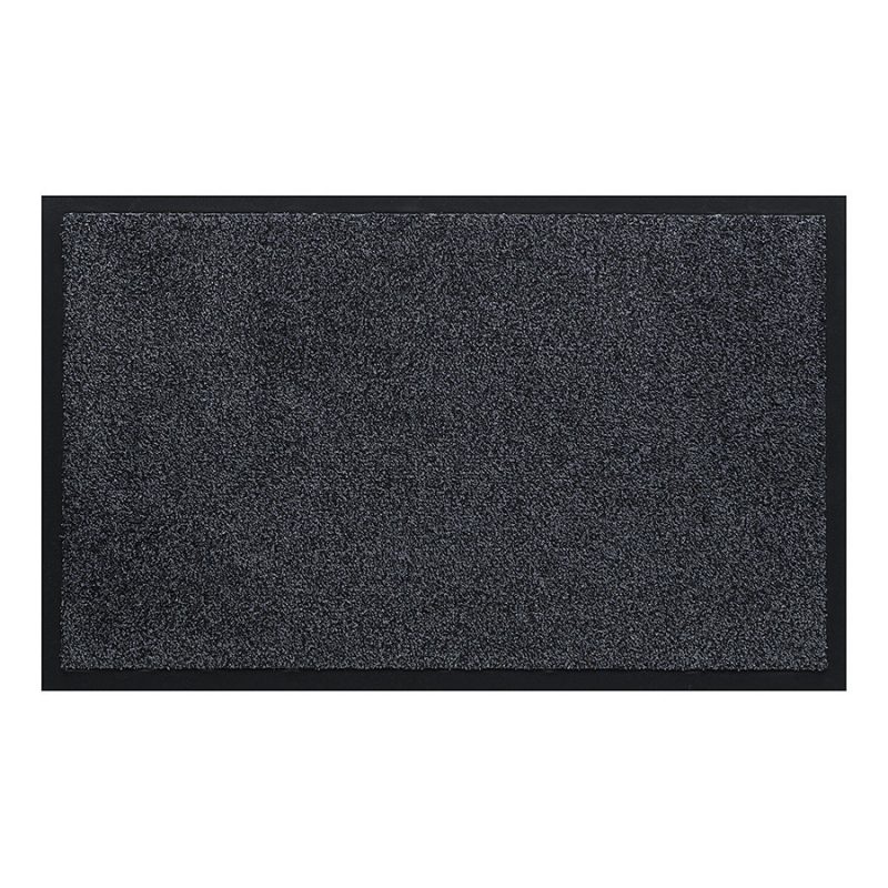 Antracitová vnitřní čistící pratelná vstupní rohož FLOMA Watergate - 40 x 60 x 0,7 cm (cena za 1 ks)