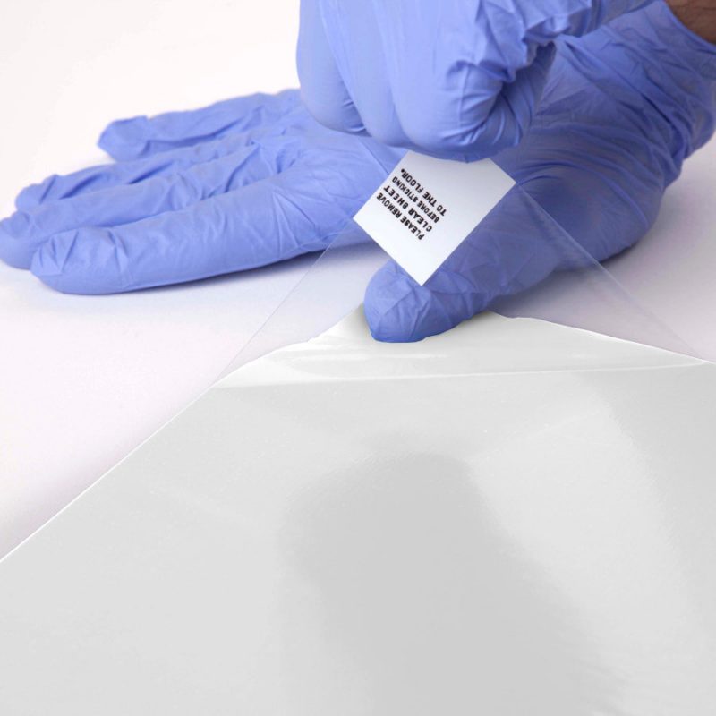 Bílá lepící dezinfekční dekontaminační rohož Sticky Mat, FLOMA - 45 x 90 cm - 60 listů (cena za 1 ks)