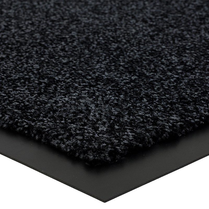 Černá vnitřní čistící vstupní rohož FLOMA Briljant (Bfl-S1) - 40 x 60 x 0,9 cm (cena za 1 ks)