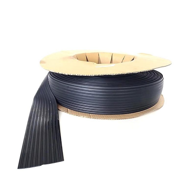 Černá gumová protiskluzová ochranná podložka (pás) pro přepravu zboží FLOMA - 60 m x 10 cm x 3 mm (cena za 1 ks)