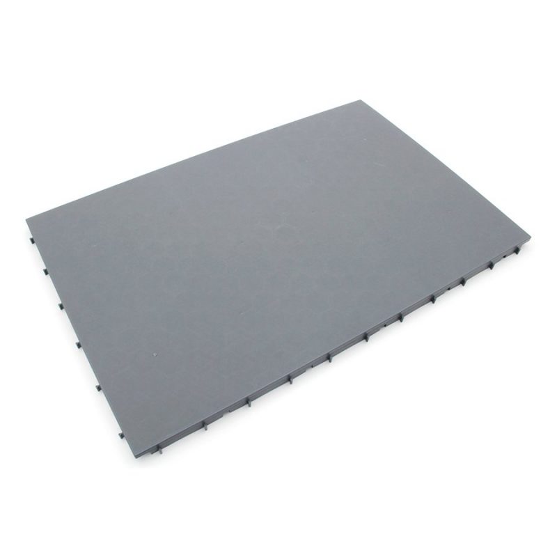 Šedá plastová terasová dlažba Mega Tile - 115,3 x 75,1 x 3,5 cm (cena za 1 ks)