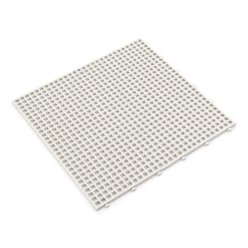 Bílá plastová dlažba Linea Flextile - 39 x 39 x 0,8 cm (cena za 1 ks)